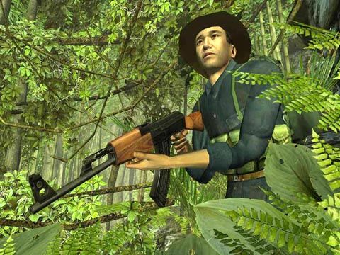 Vietcong 2 mit einer AK47 im jungle
